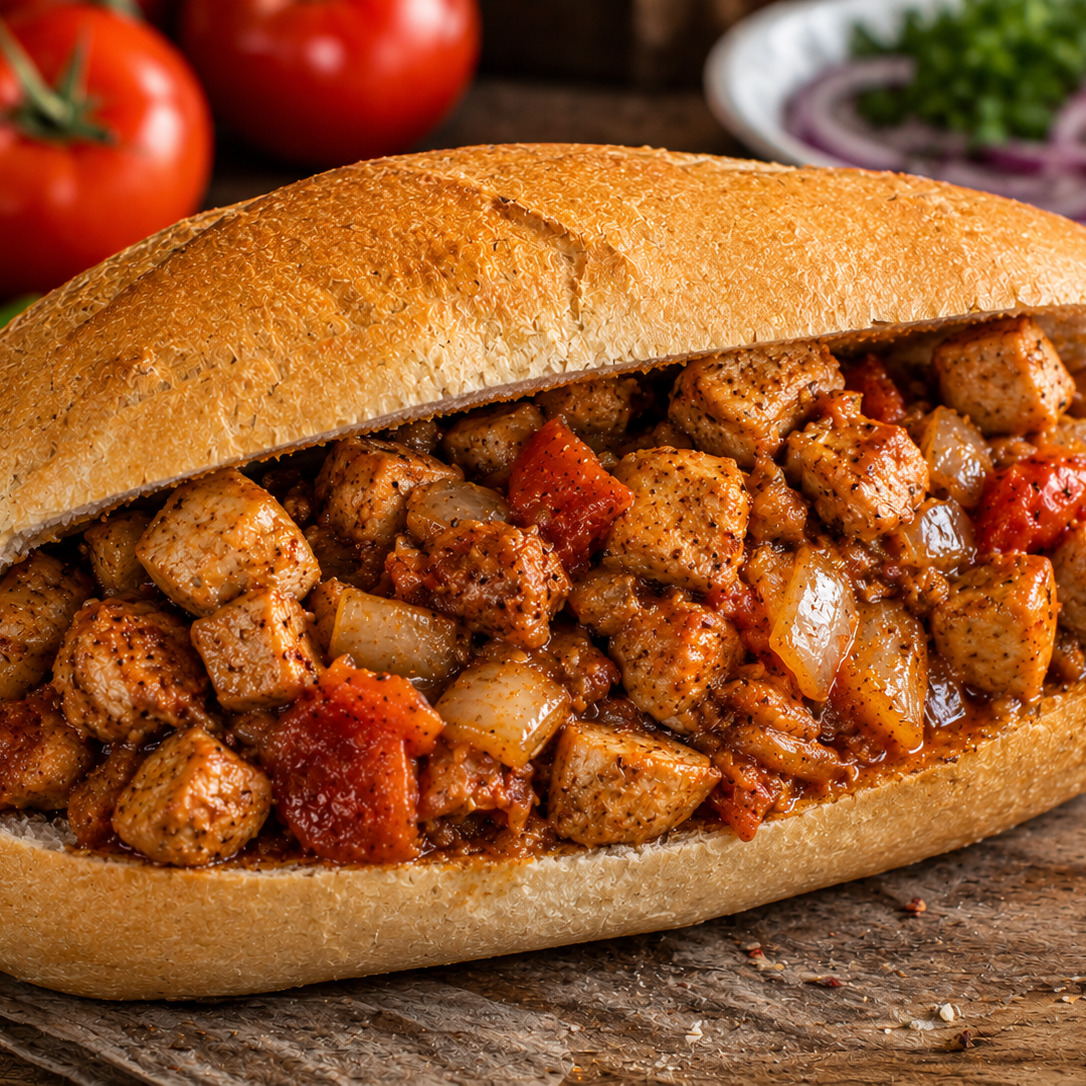 Tam Ekmek Arası Tavuk Kavurma