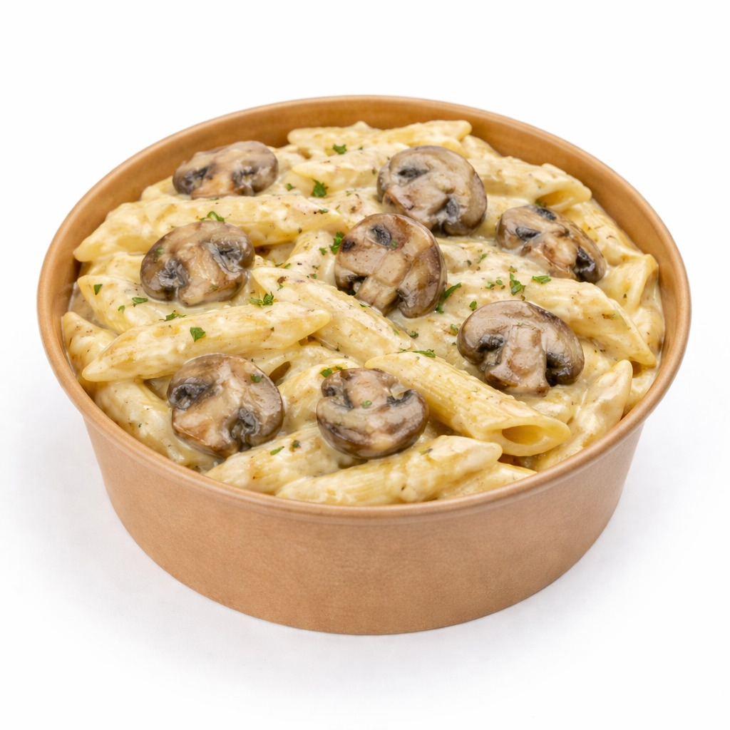 Kremalı Mantarlı Penne