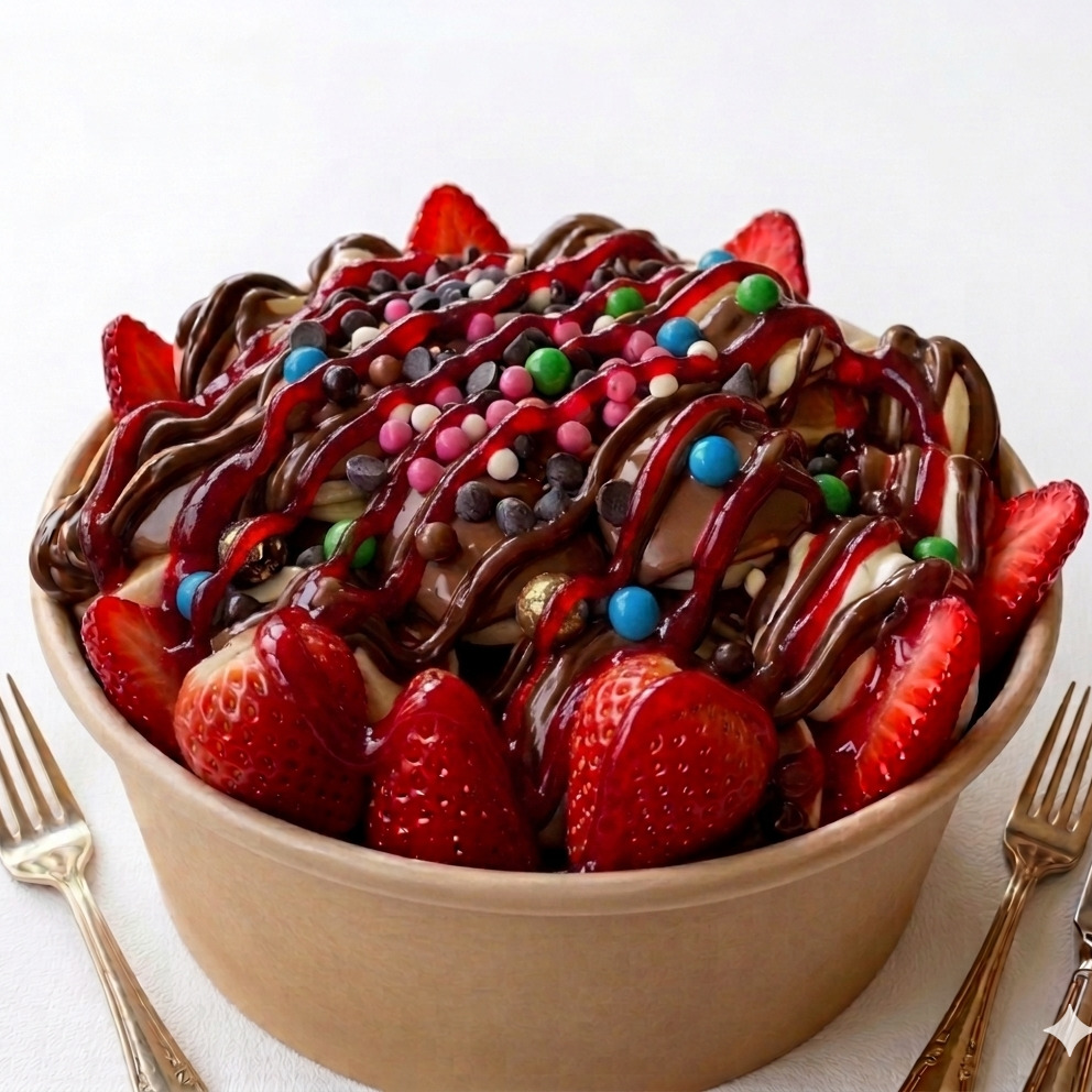 Del Perro Bowl Pankek Waffle (Medium)