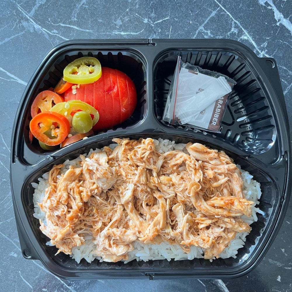 Barbekü Soslu Tavuklu Pilav