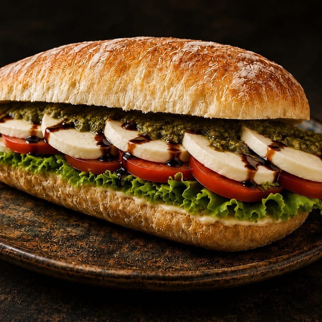 Mozzarella Peynirli Sandviç