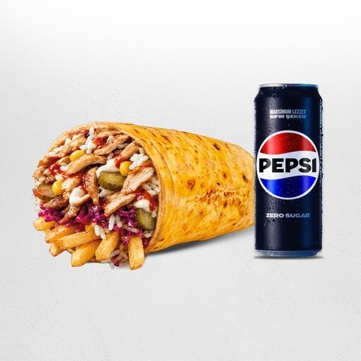 Pepsi May Burrito Pilavlı Menü