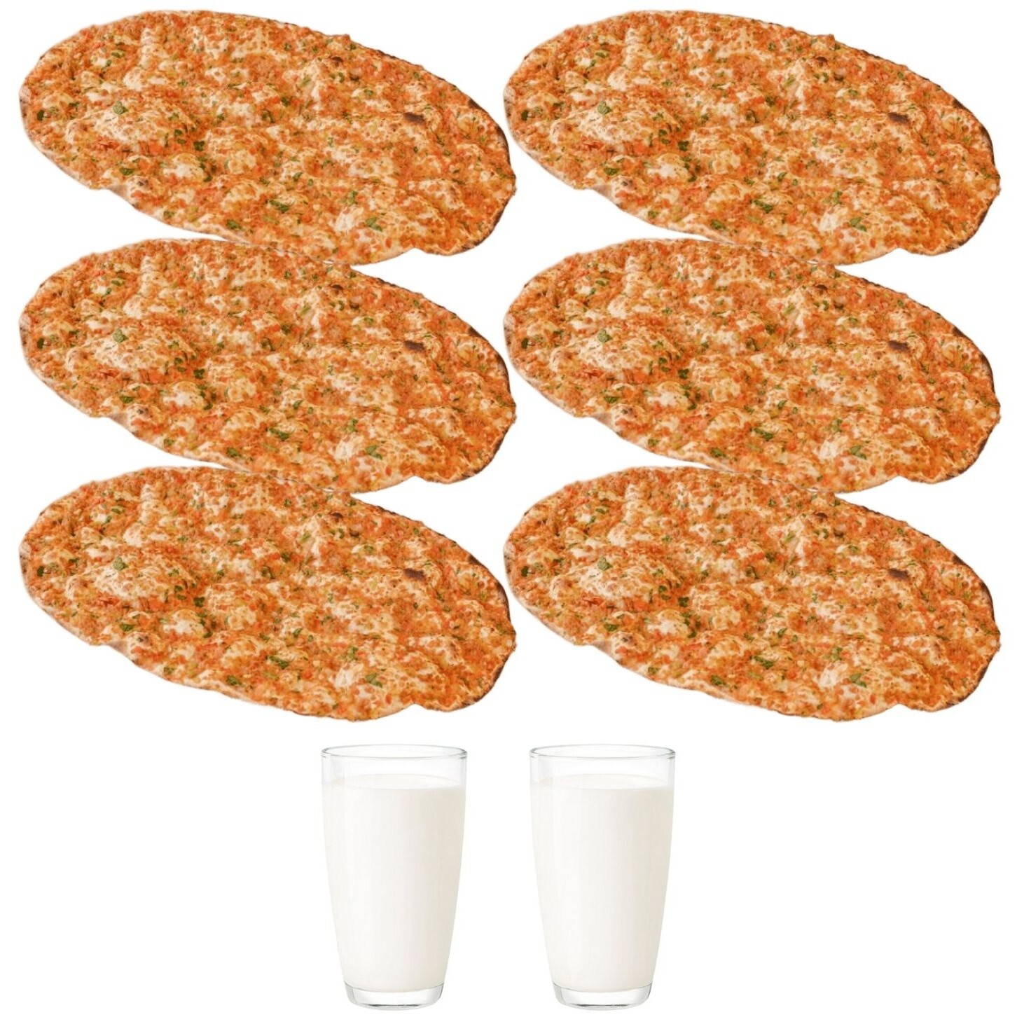6 'Lı Lahmacun Menü