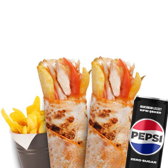 2'Li Gagala Soslu Dürüm Menü