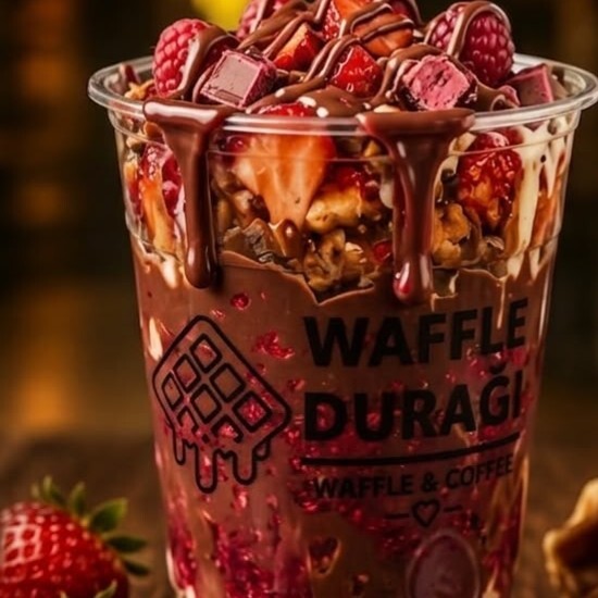 Frambuaz Bardak Waffle