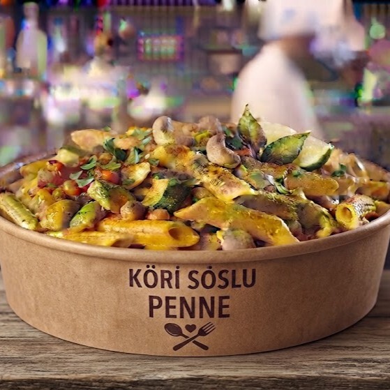 Köri Soslu Penne