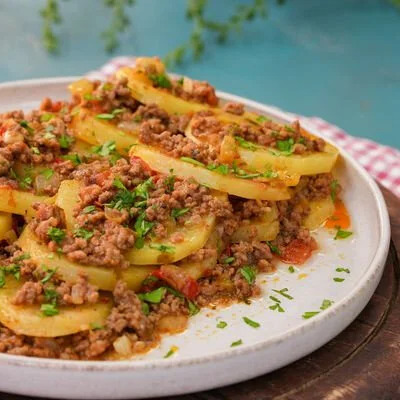 Kıymalı Patates Oturtma
