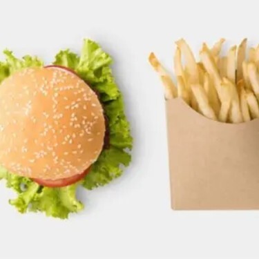 Kids Burger + Patates Kızartması