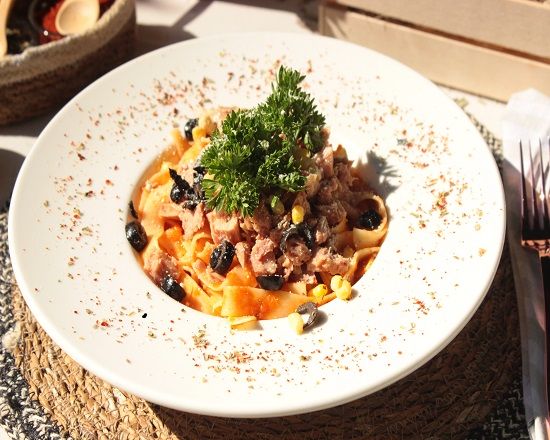 Ton Balıklı Fettuccine