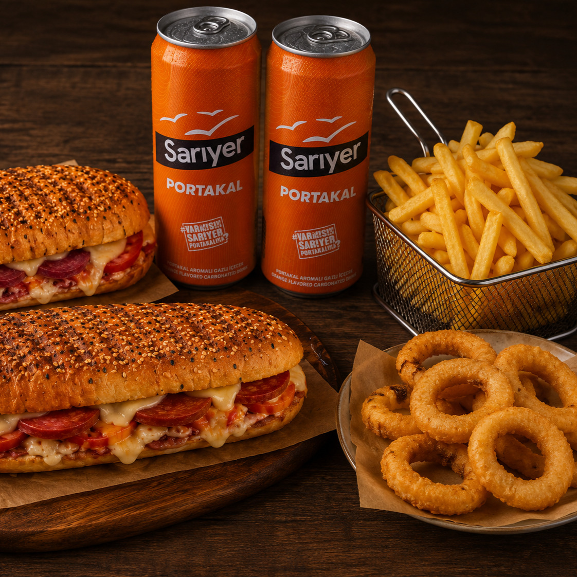 2'li Karışık Tost Menü 2