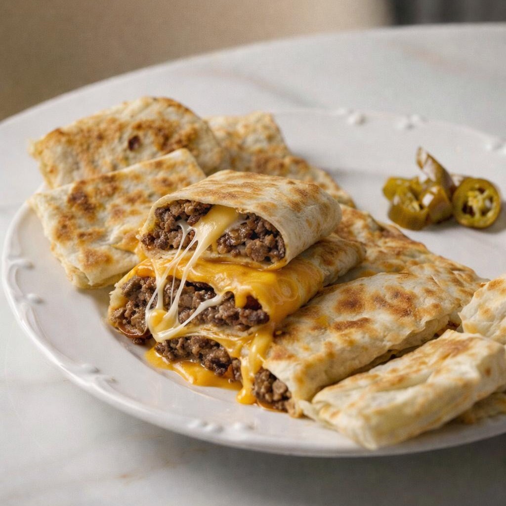 Kıymalı Cheddarlı Gözleme