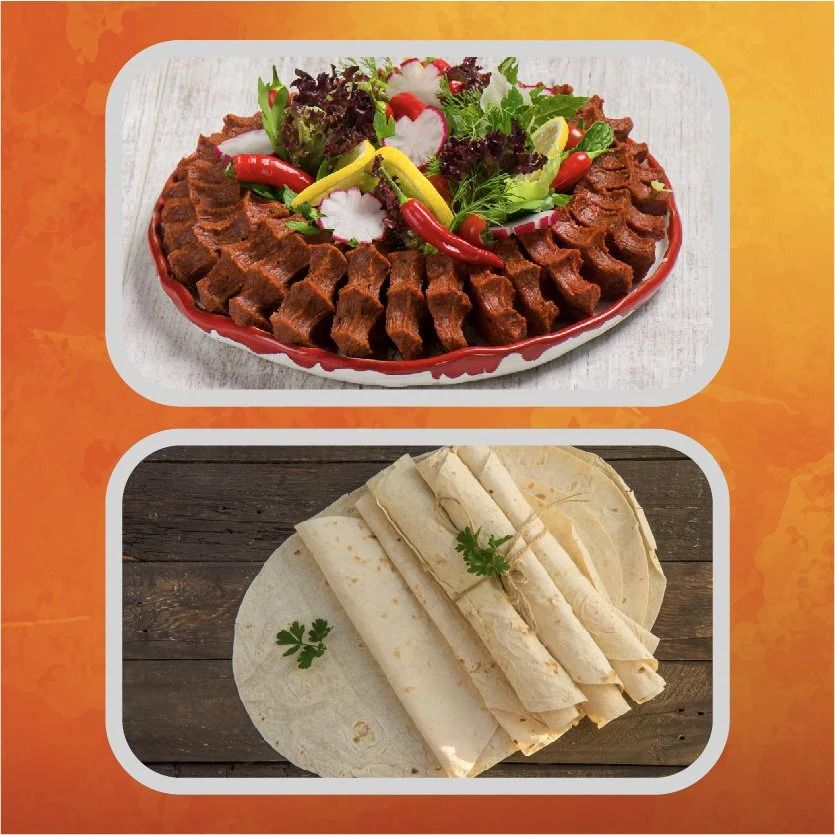 1 Kg Çiğköfte + 4 Lavaş