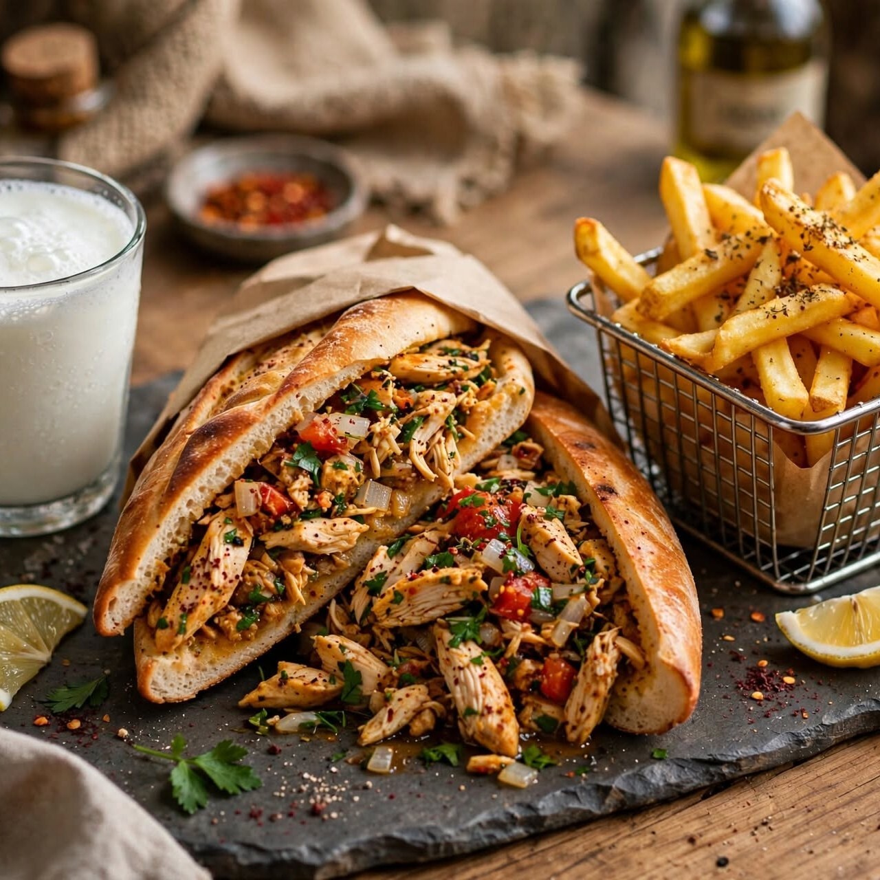 Janti Tavuk Tantuni Sandviç Menü