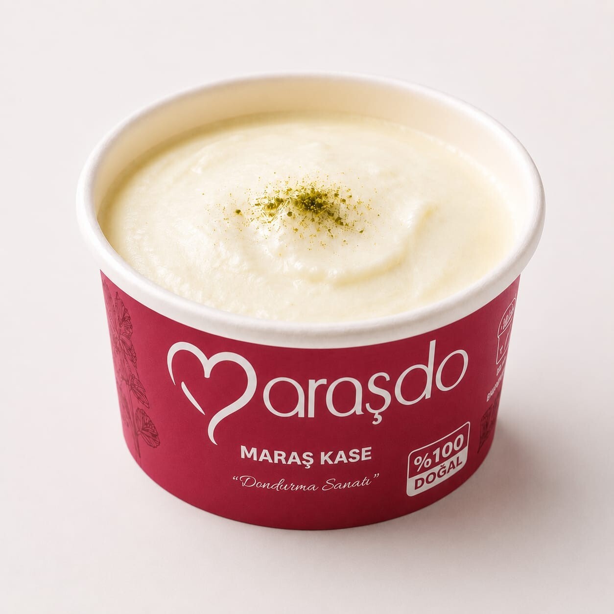 Maraşdo Vanilyalı Açık Dondurma (100 Gr)