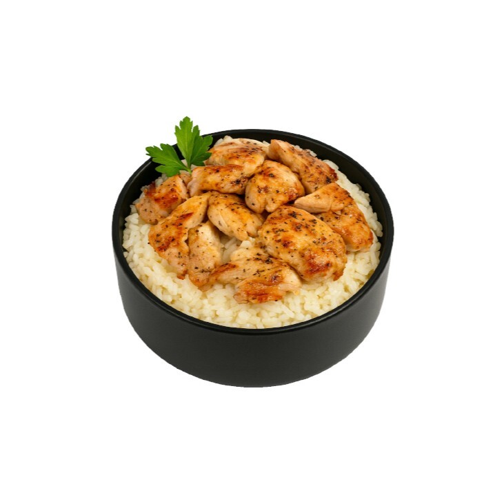 Kızarmış Tavuklu Pilav (Sossuz)