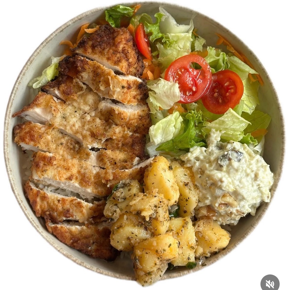Tavuk Şinitzel Bowl