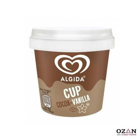 Algida kup kakaolu vanilyalı 100ml