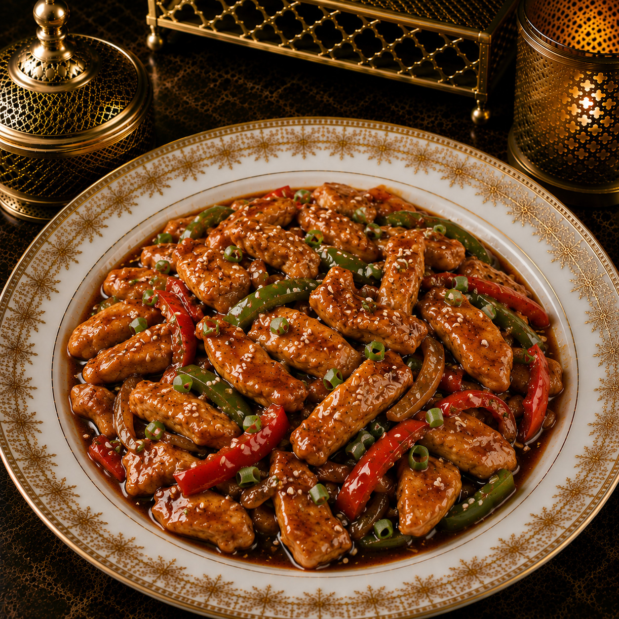 Teriyaki Soslu Tavuk