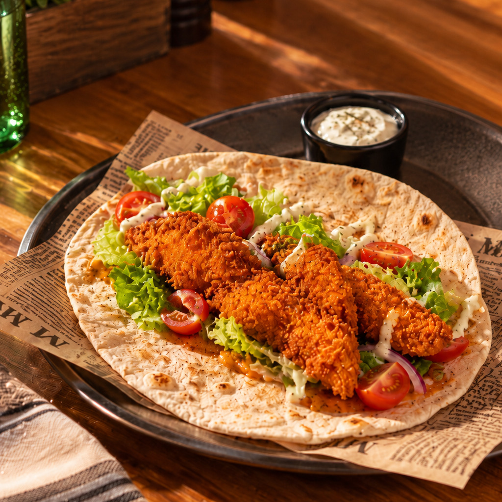 Çıtır Tavuk Wrap - 100 gr