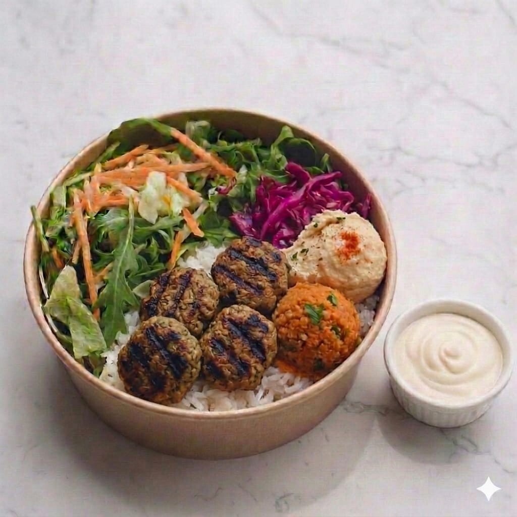 Vegan Köfte Bowl