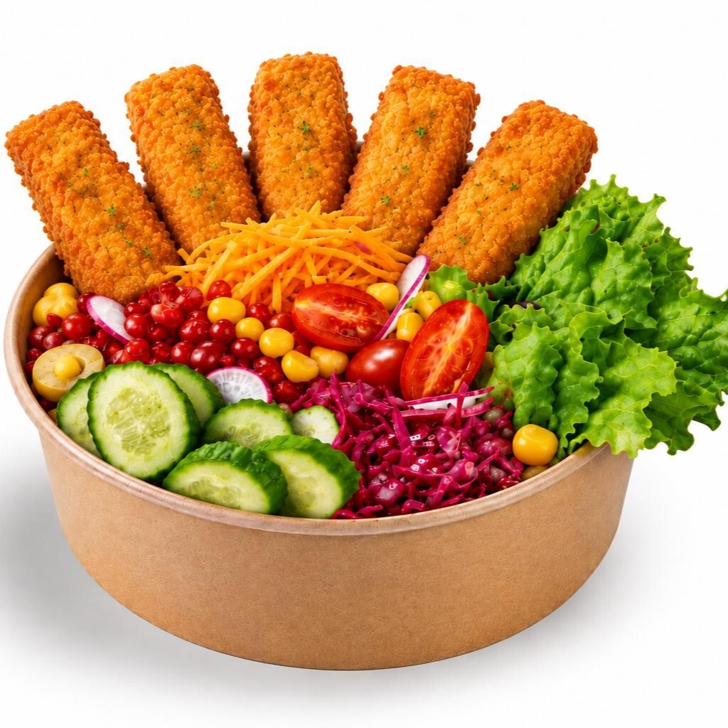 Fish Finger Salata