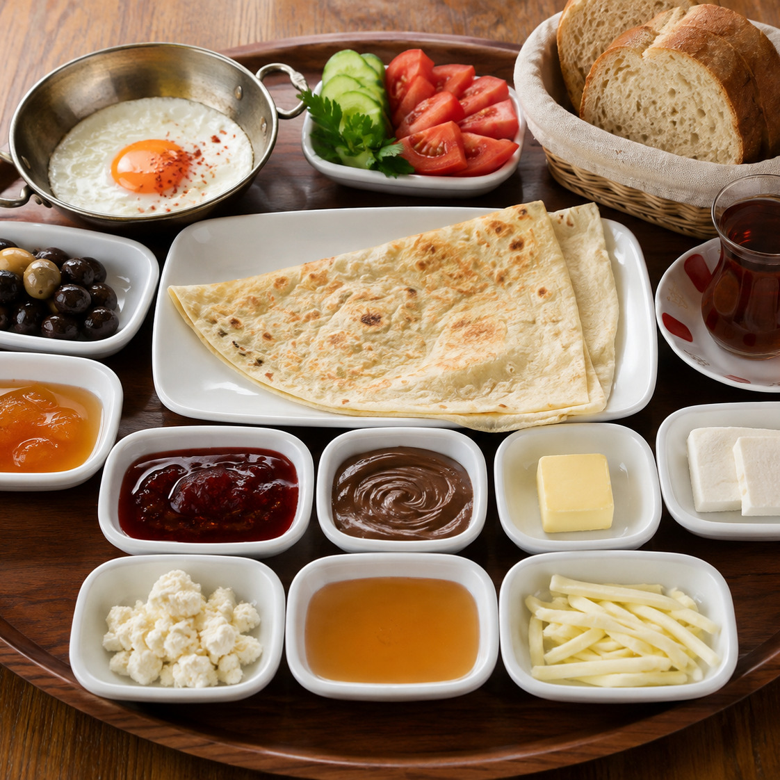 Tek Kişilik Serpme Kahvaltı