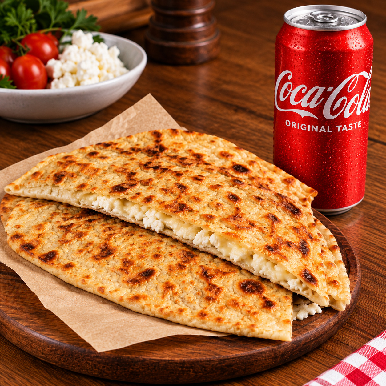 Beyaz Peynirli Kola Menü