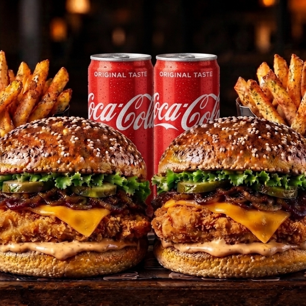 İkili Klasik Burger Menü