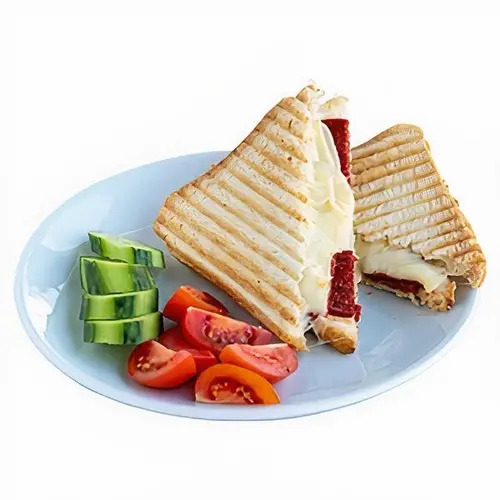 Sandviç Ekmek Sucuklu Kaşarlı Tost