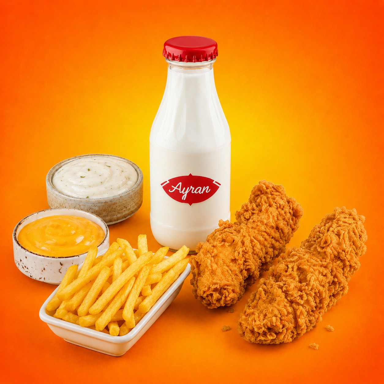 2'li Çıtır Tenders Menü