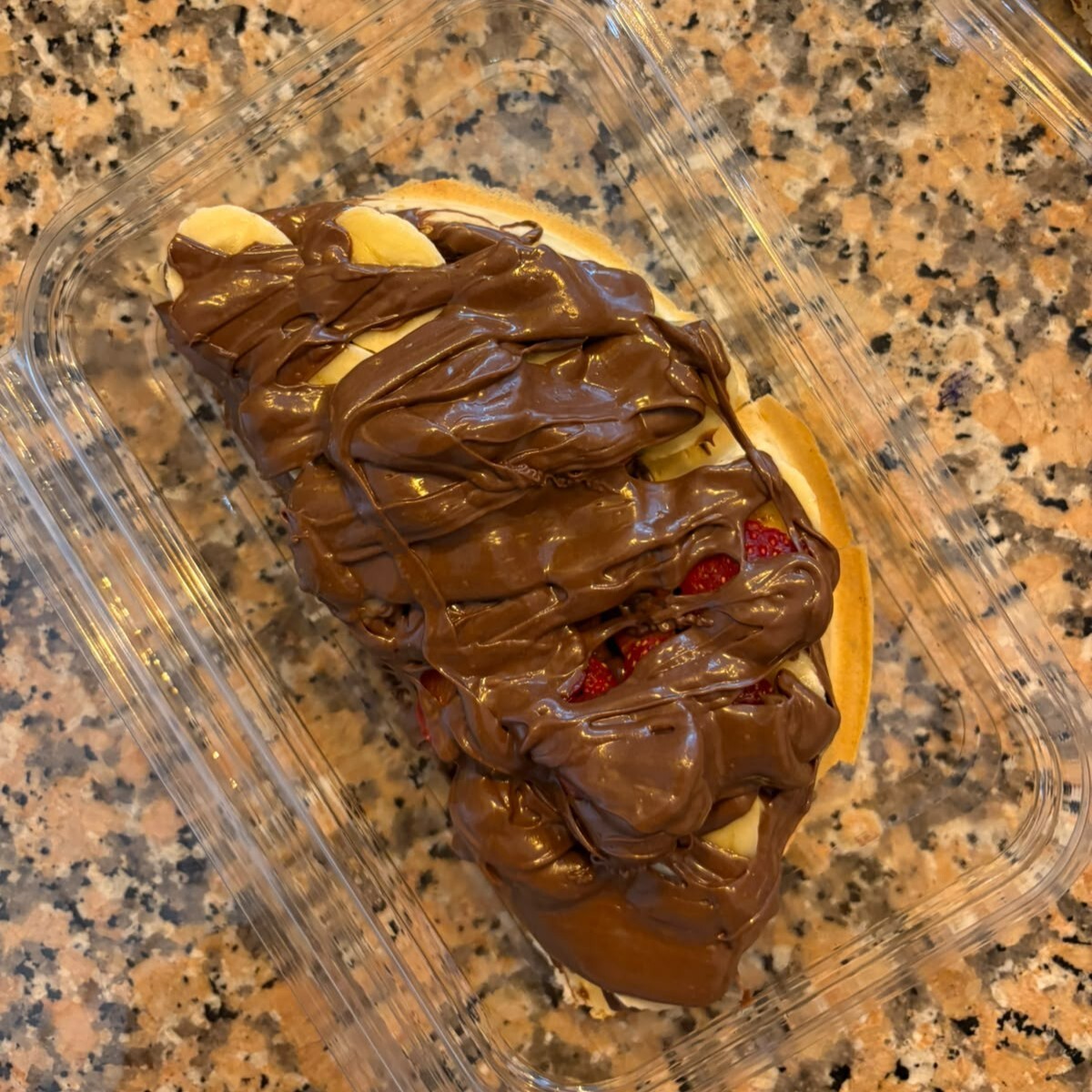 Glutensiz Waffle Ekstra Çikolatalı (1 Kişilik) Glutenfree Waffle
