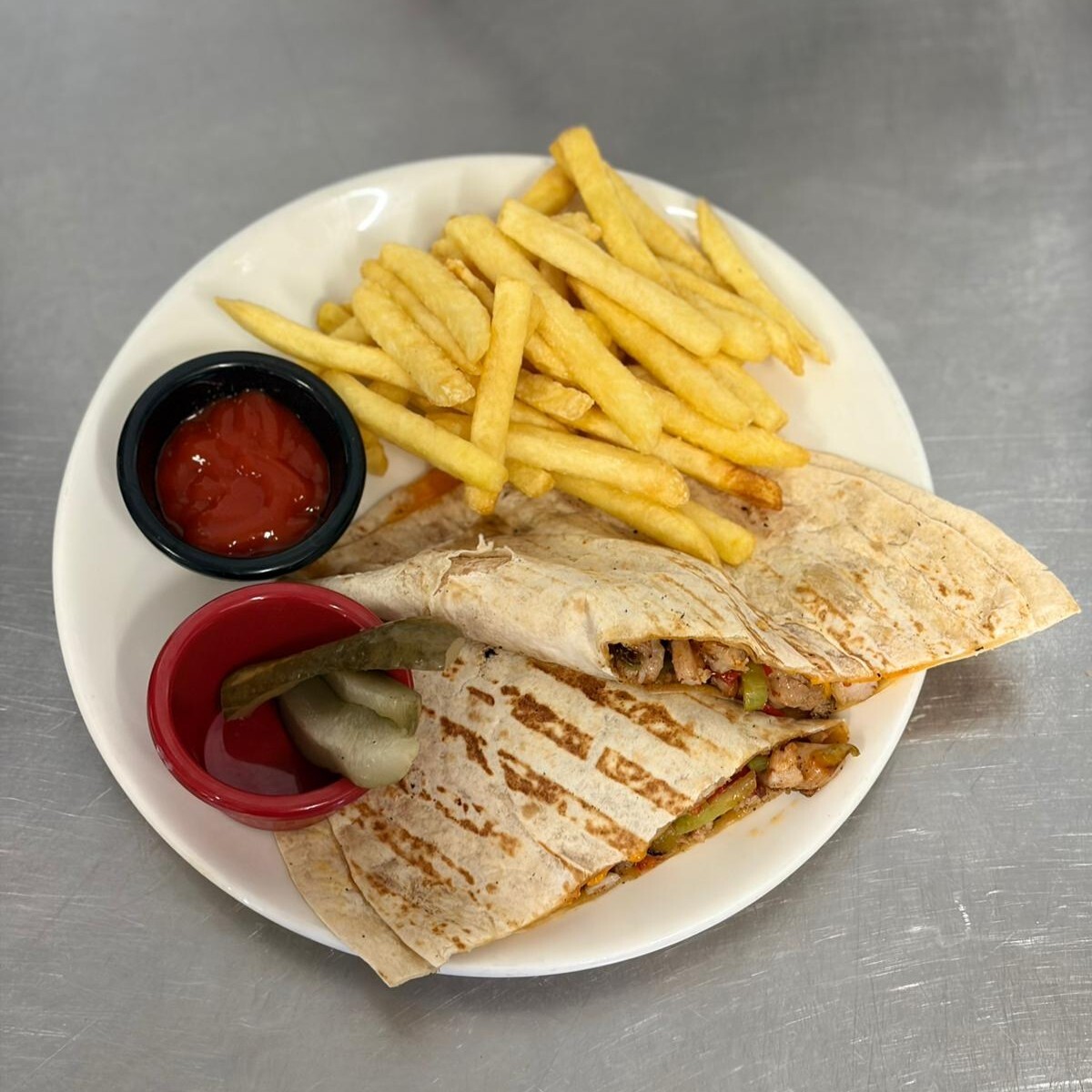 2'li Tavuk Quesadilla