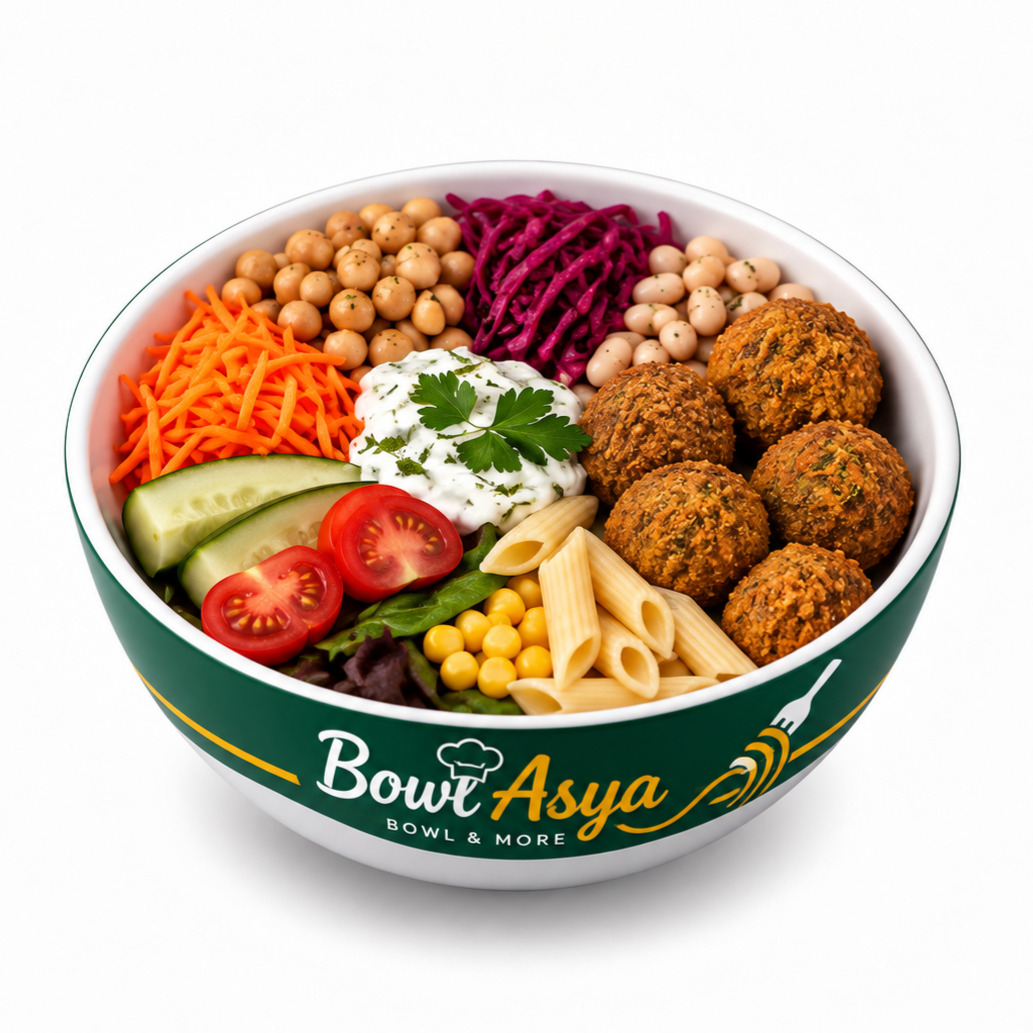 Falafel & Penne Bowl