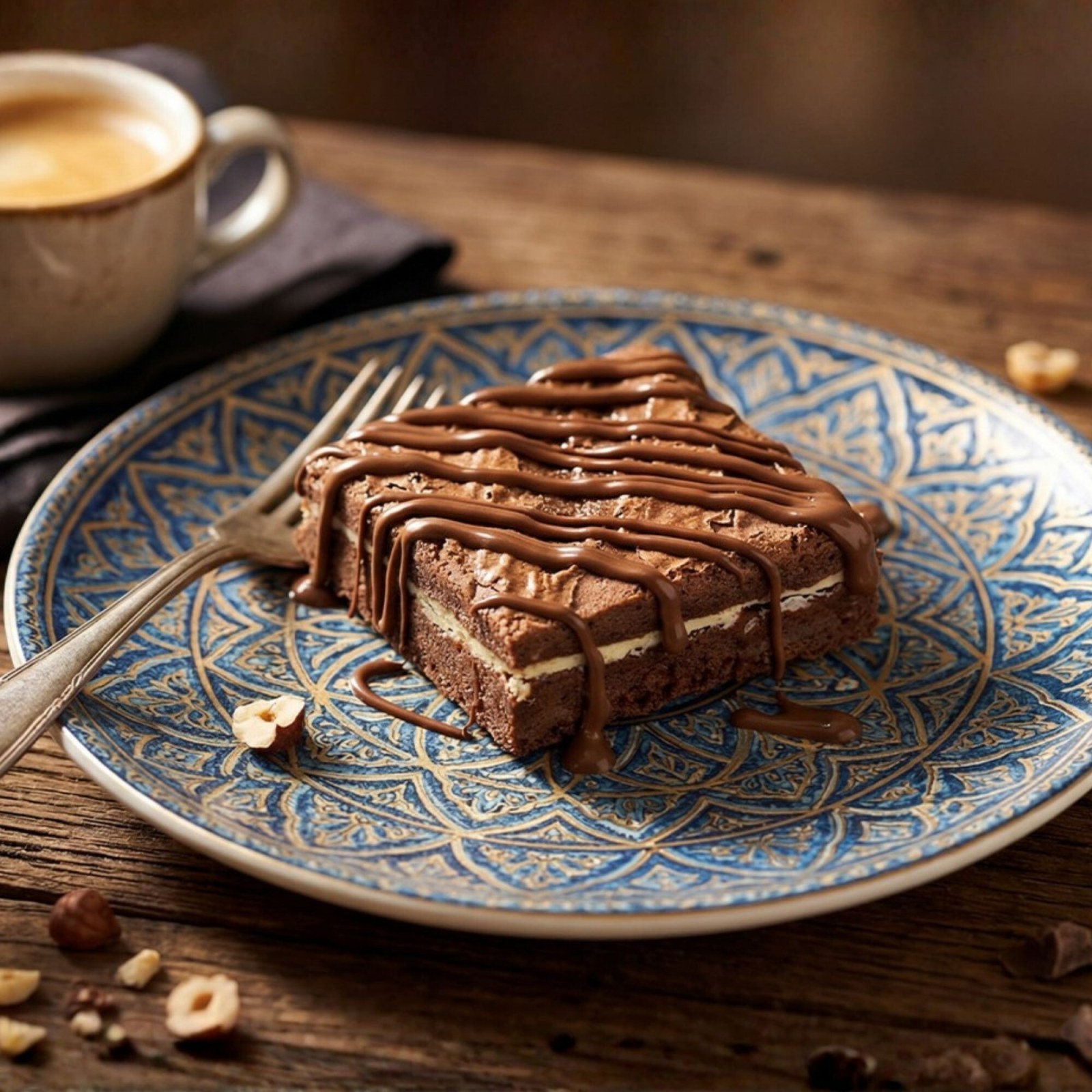 Beyaz Çikolatalı Browni