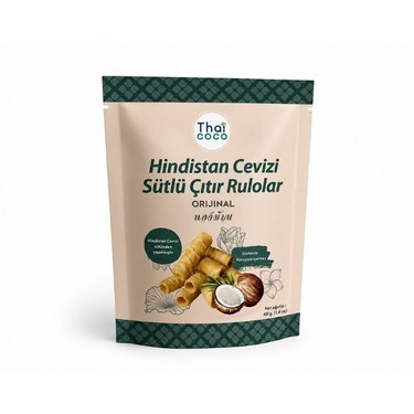 Hindistan Cevizi Çıtır Ruloları 40 gr