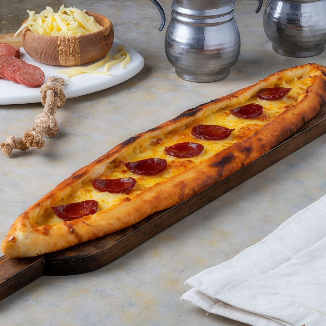 Sucuklu Yumurtalı Pide