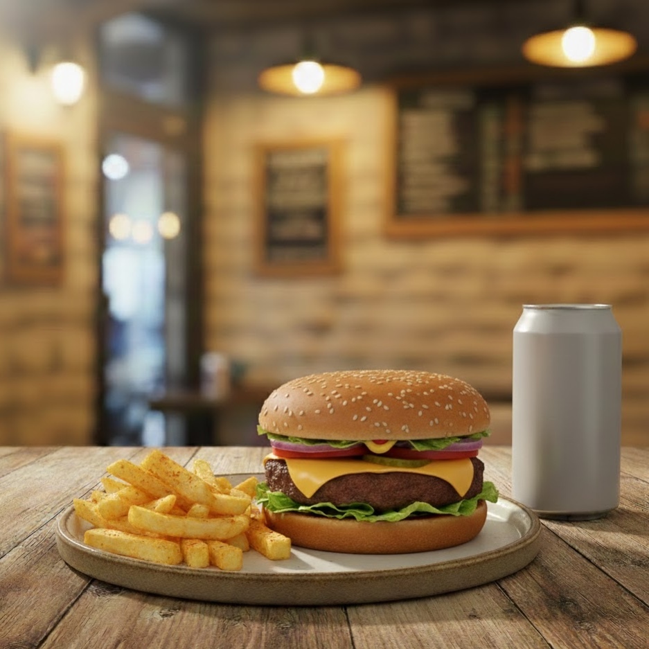Barbekü Big Burger Menü