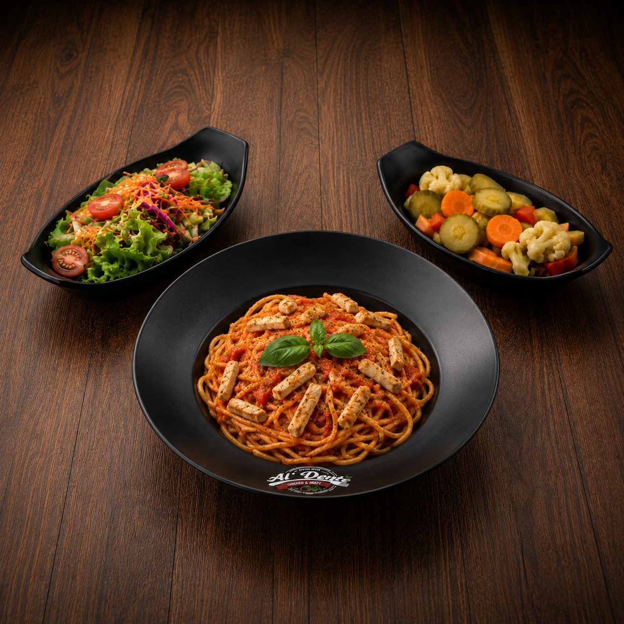 Tavuklu Spagetti Napoliten