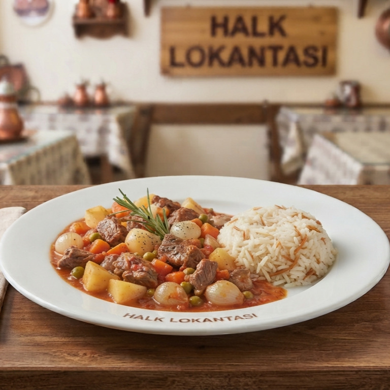 Halk Lokantası'ndan Orman Kebabı + Pilav veya Makarna