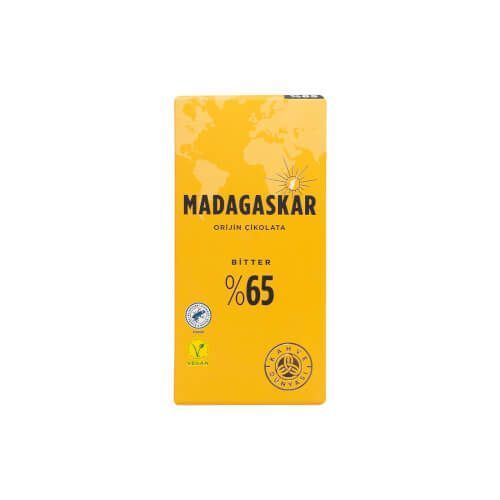 Algötür Madagaskar %65 Bitter El Yapımı Orijin Çikolata