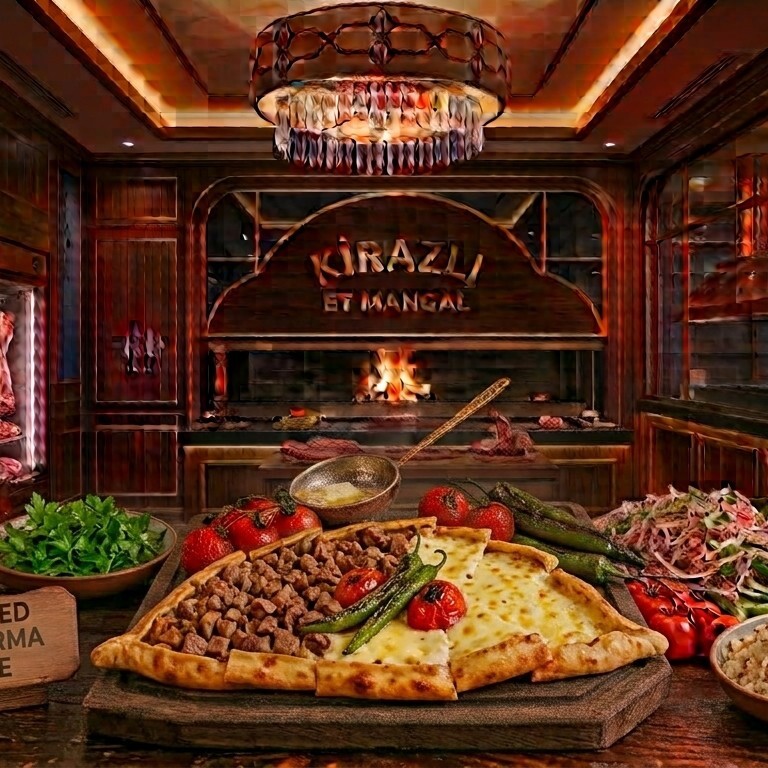 Kavurmalı Kaşarlı Pide