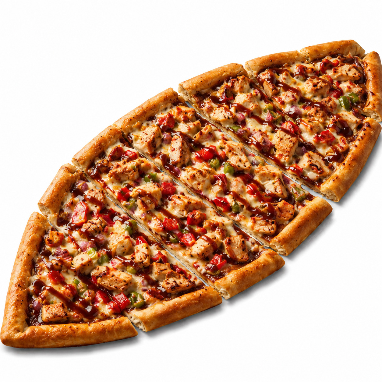 🍗 Barbekü Tavuklu Pide – 45 cm
