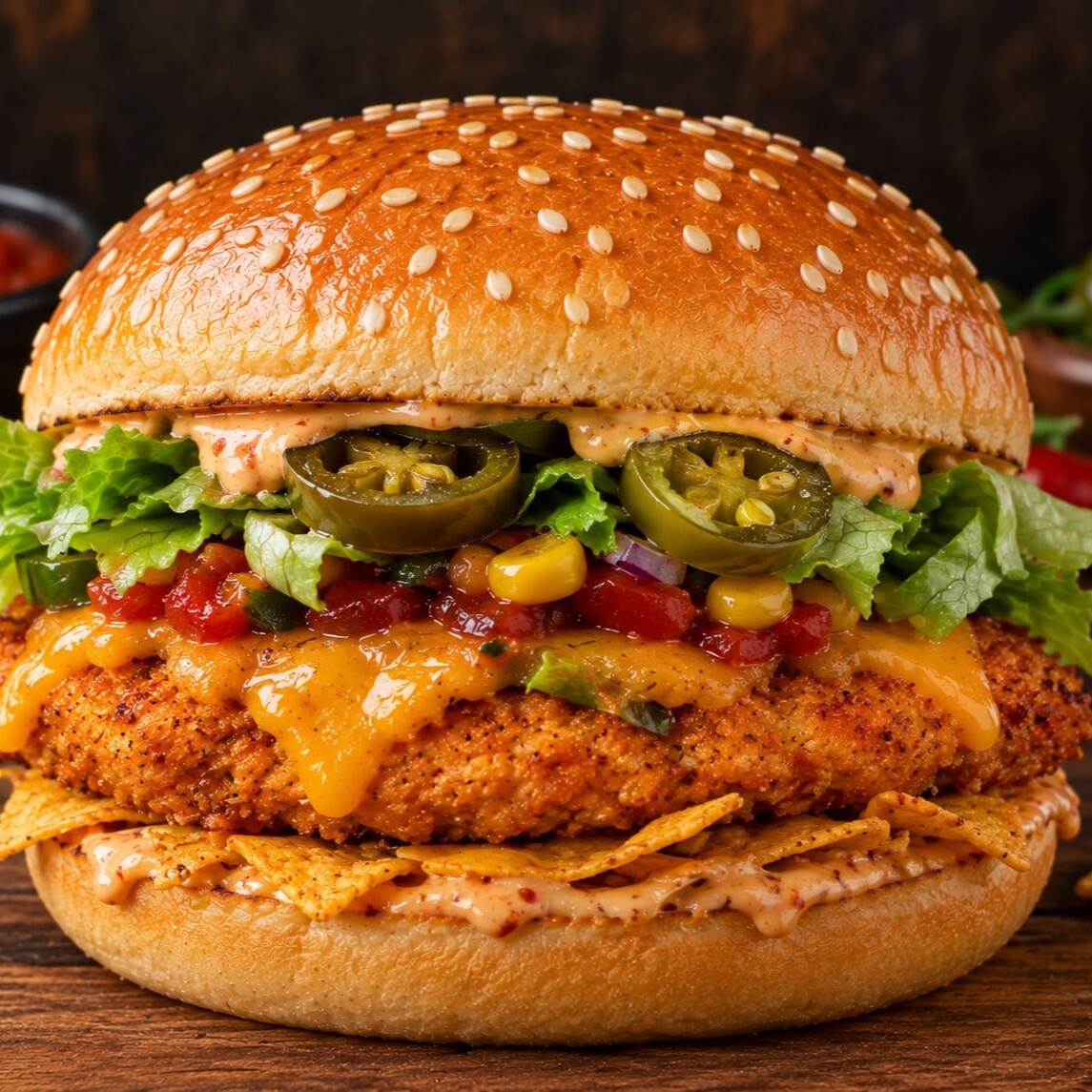 Tavuk cheese burger