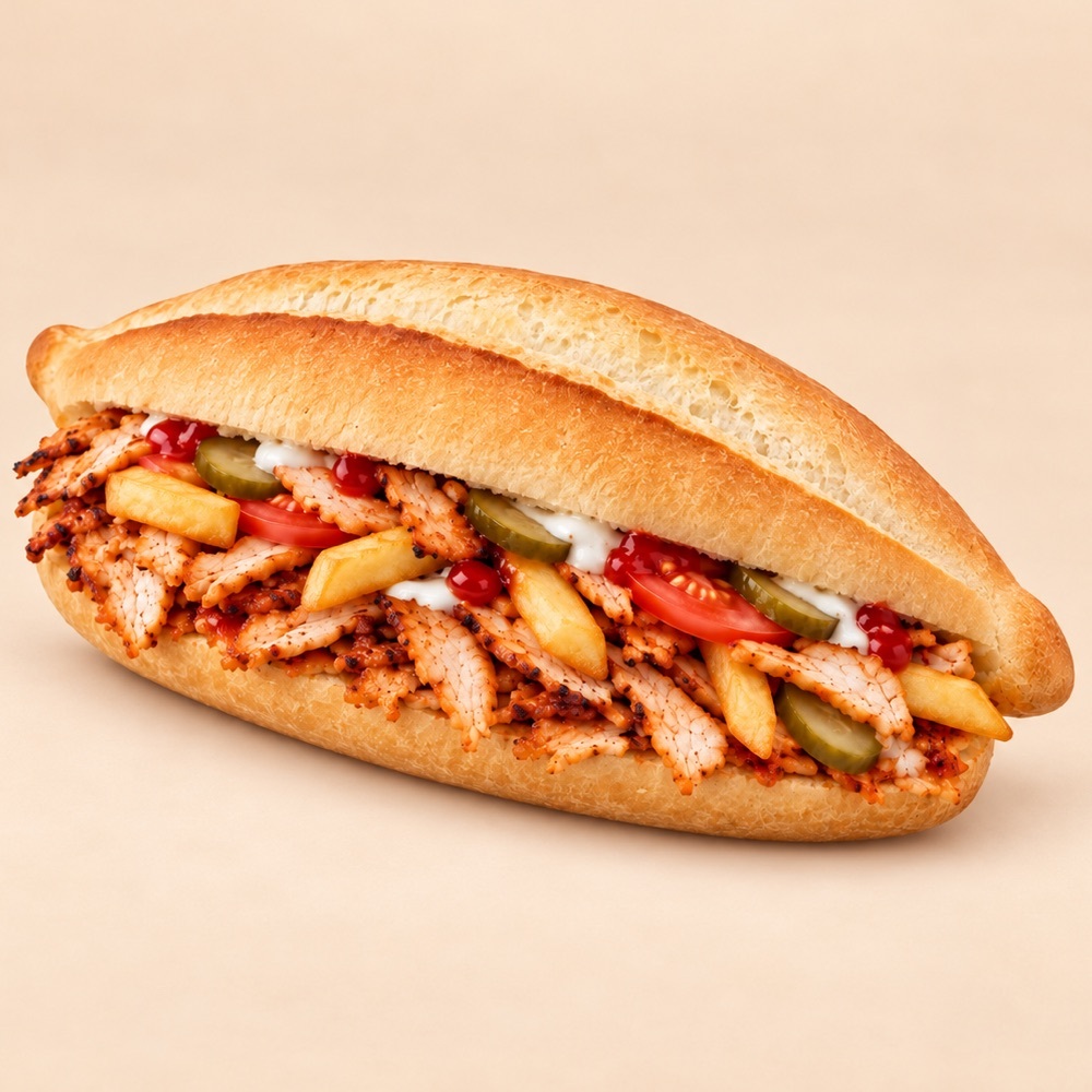 250 Gr Tam Ekmek Tavuk Döner