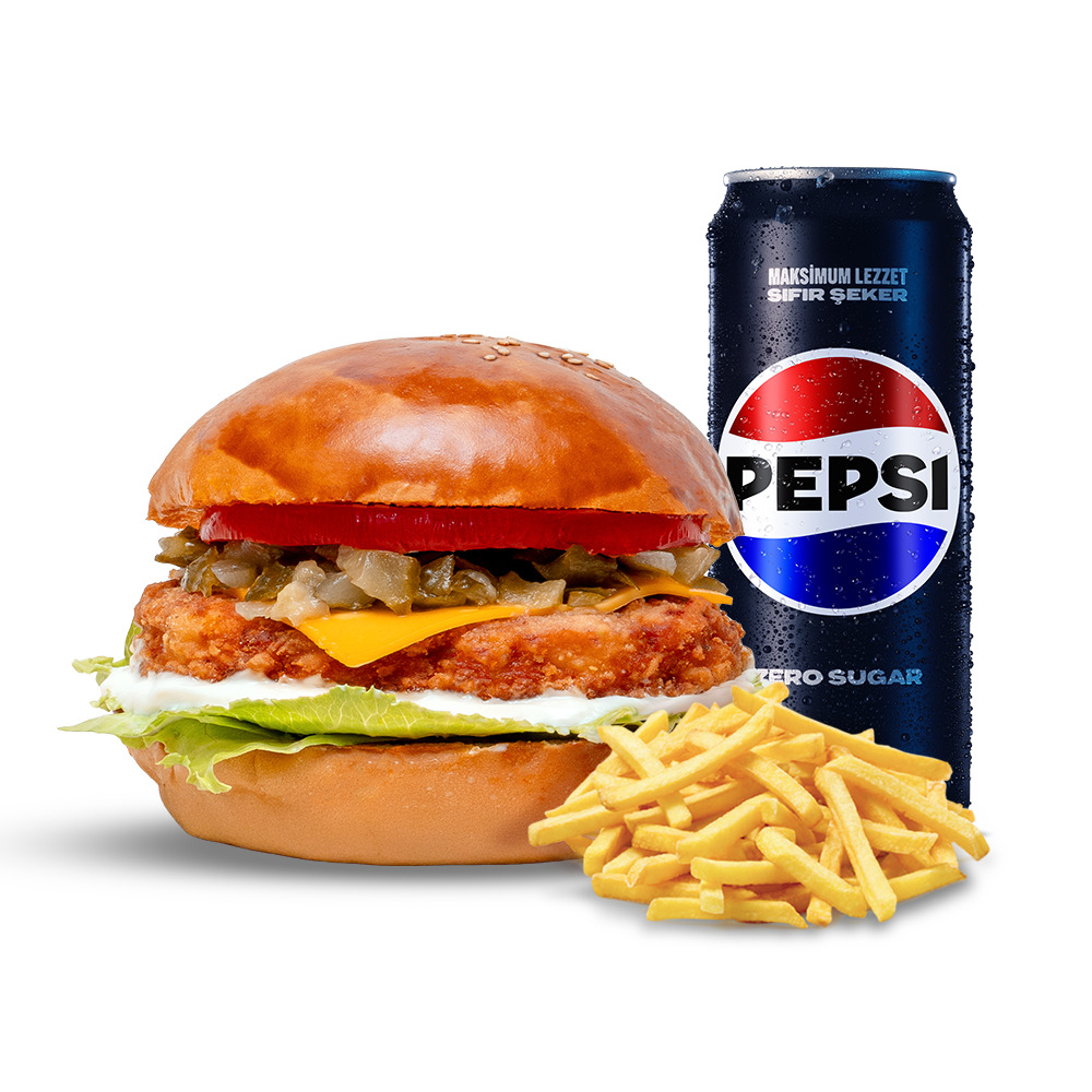 Big Chicken Burger Menü