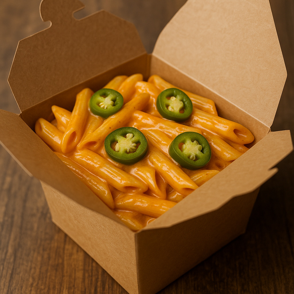 Acı Kremalı Penne Makarna