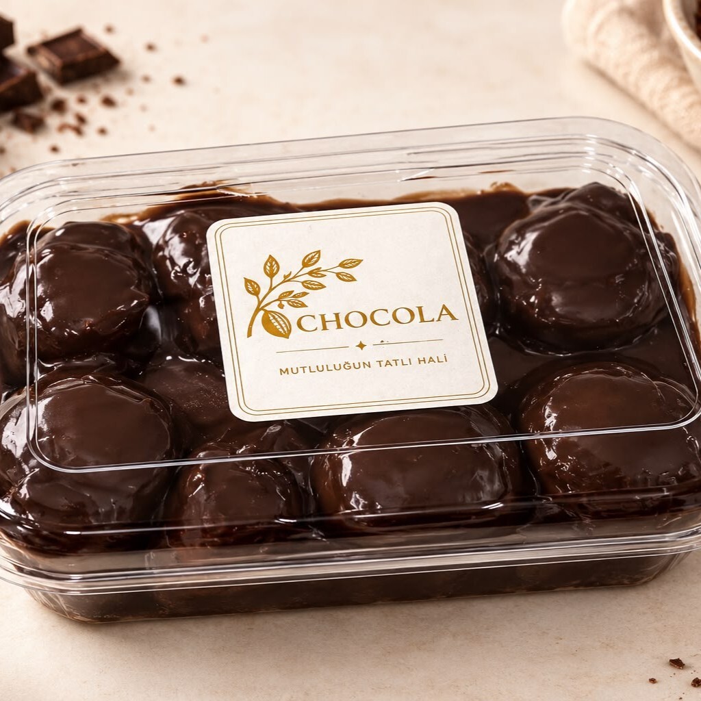 Bitter Çikolatalı Profiterol (500 gr)