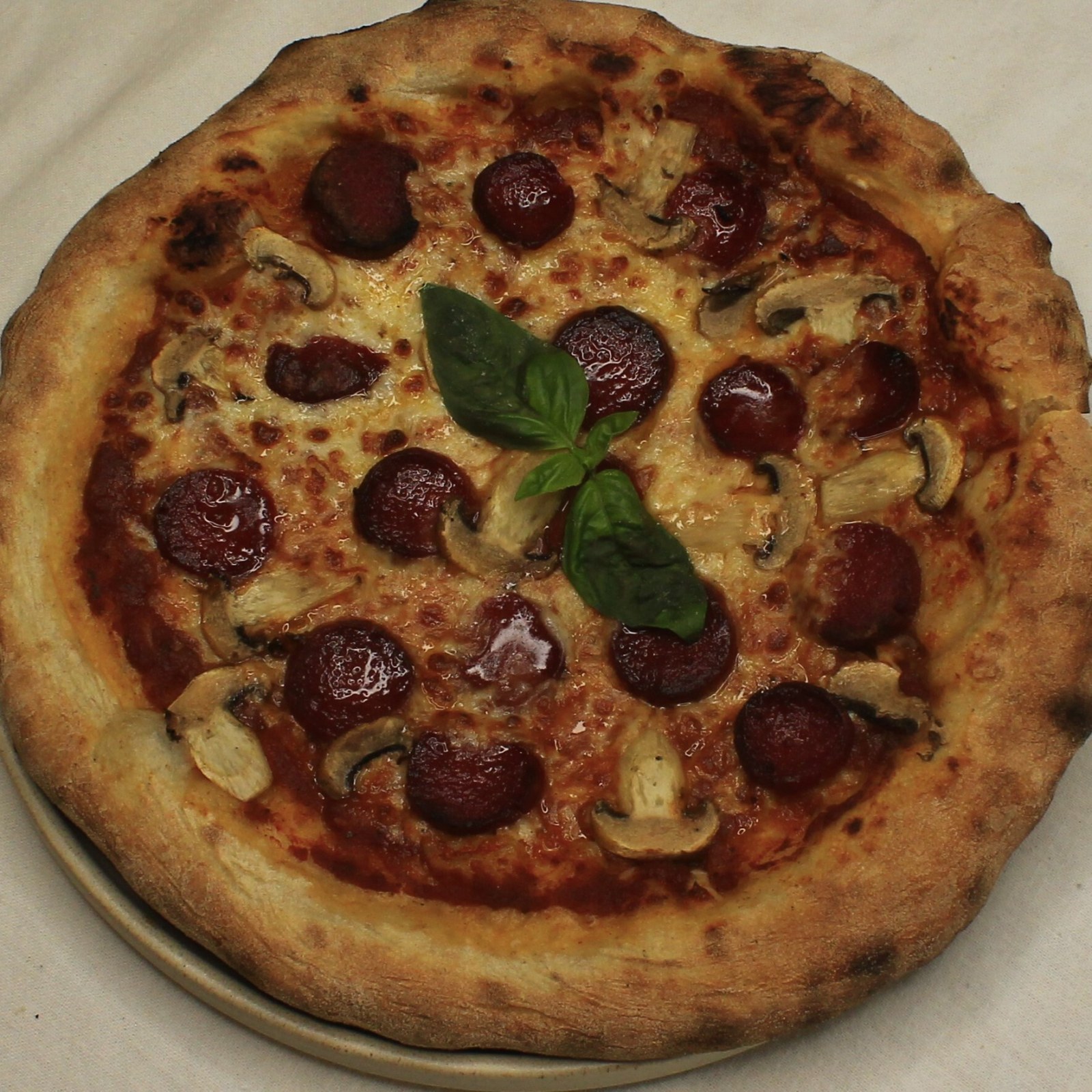 Sucuk Mantar Pizza