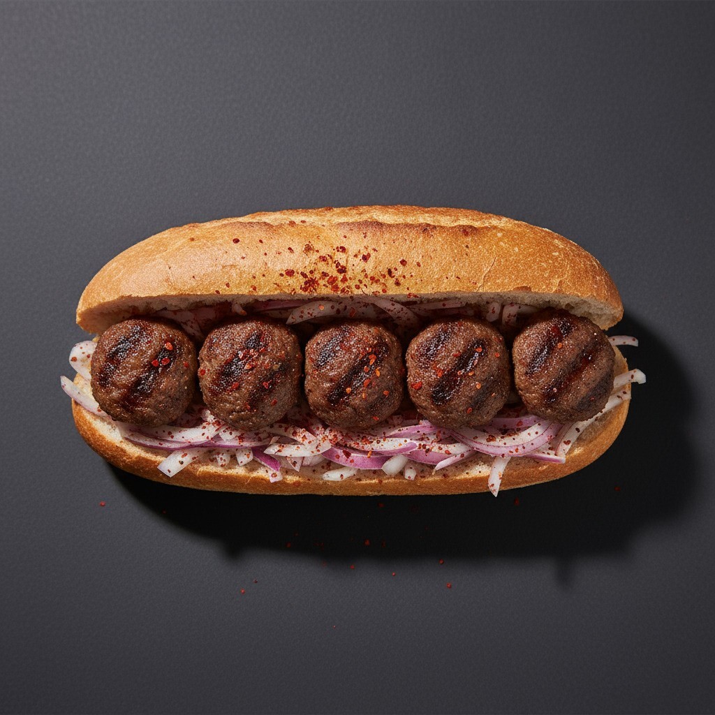 Tombik Ekmek Arası Izgara Köfte