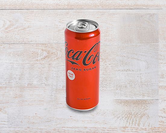 Kutu Coca-Cola Şekersiz (330 ml.)